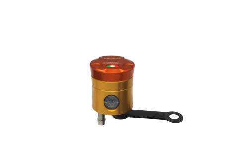 Brake fluid reservoir ACCOSSATO CNC-worked FU151 straight bracket included orange