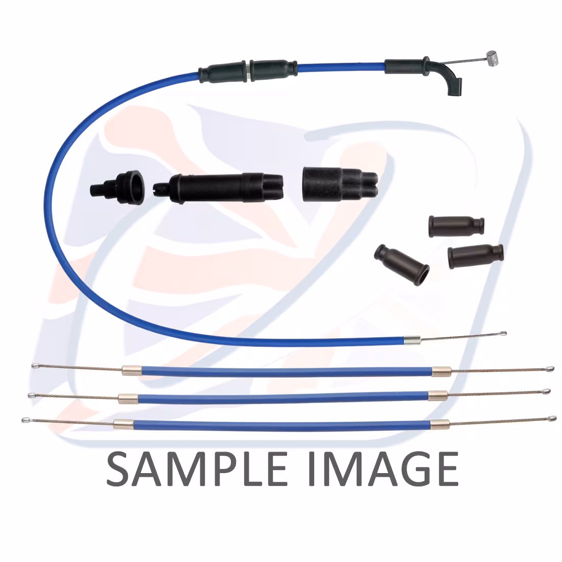 1:3 Throttle cable assembly Venhill Y01-4-068 featherlight Plavi