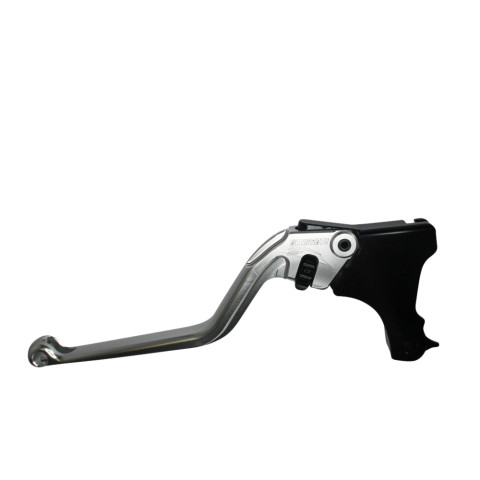 Clutch Lever ACCOSSATO ESB008 fixed CNC-worked aluminium, silver