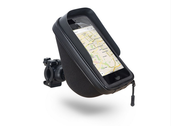 Smartphone holder SHAD 180x90mm X0SG75H on handlebar with storage (1l), 6,6