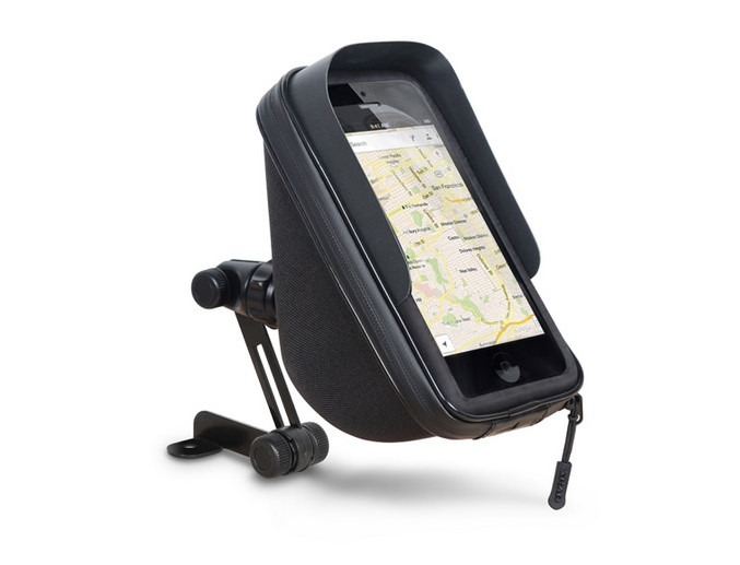 Smartphone holder SHAD 180x90mm X0SG75M on mirror with storage (1l), 6,6