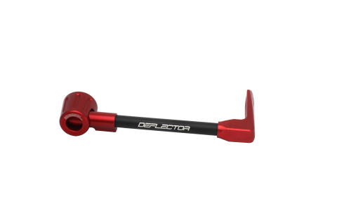 Lever guard ACCOSSATO DE001 with black hose and joint right, aluminium