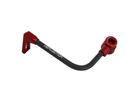 Lever guard ACCOSSATO DE002 with black hose and joint left, aluminium