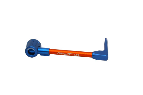 Lever guard ACCOSSATO DE001 with orange hose and joint right, aluminium