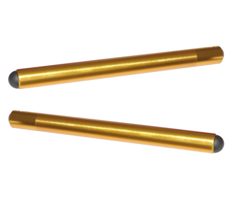 Clip-ons ACCOSSATO TB002 aluminium, 250mm with caps, Gold