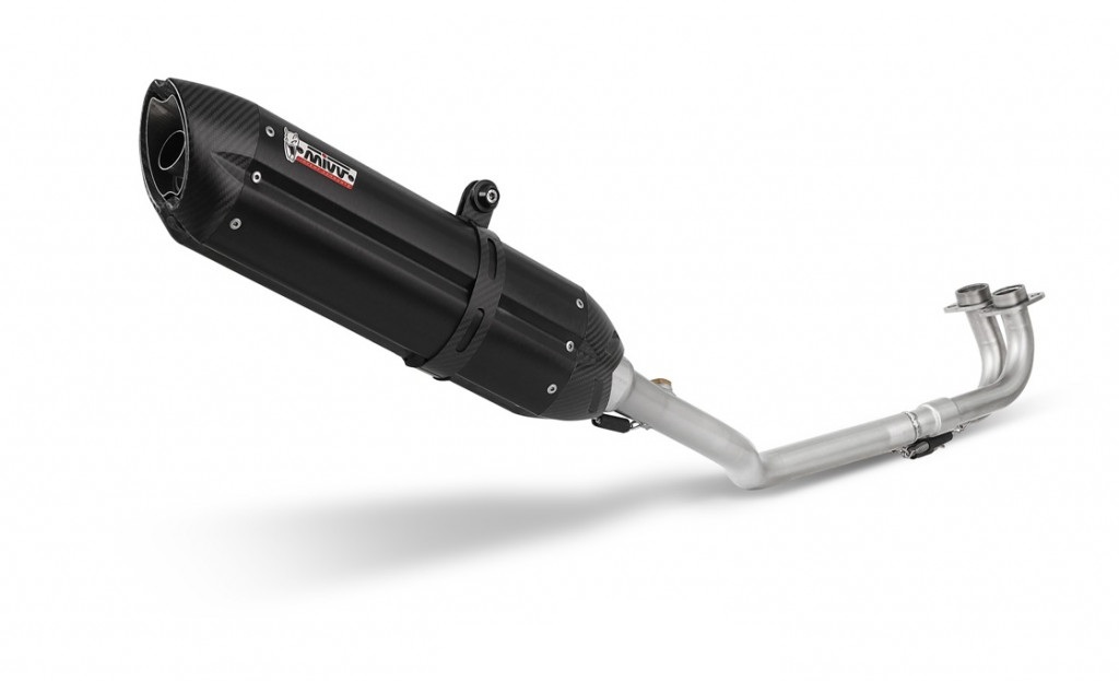 Cijeli ispušni sustav 2x1 MIVV SUONO Y.018.L9 Full Carbon