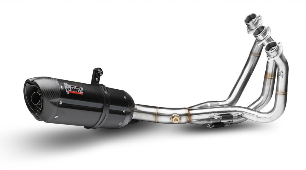 Full exhaust system 3x1 MIVV SUONO Y.042.L9 Steel Black