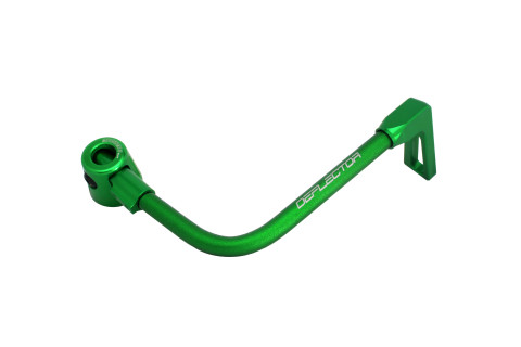 Lever guard ACCOSSATO DE001 with green hose and joint right, aluminium