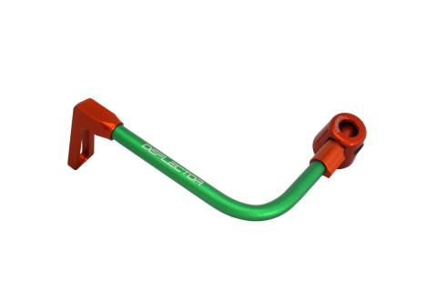 Lever guard ACCOSSATO DE002 with green hose and joint left, aluminium