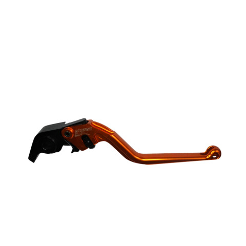 Brake lever ACCOSSATO EDF099 fixed CNC-worked aluminium, orange