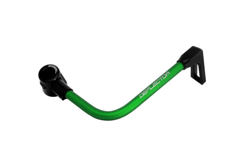 Lever guard ACCOSSATO DE001 with green hose and joint right, aluminium