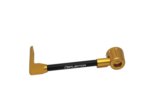 Lever guard ACCOSSATO DE002 with black hose and joint left, aluminium