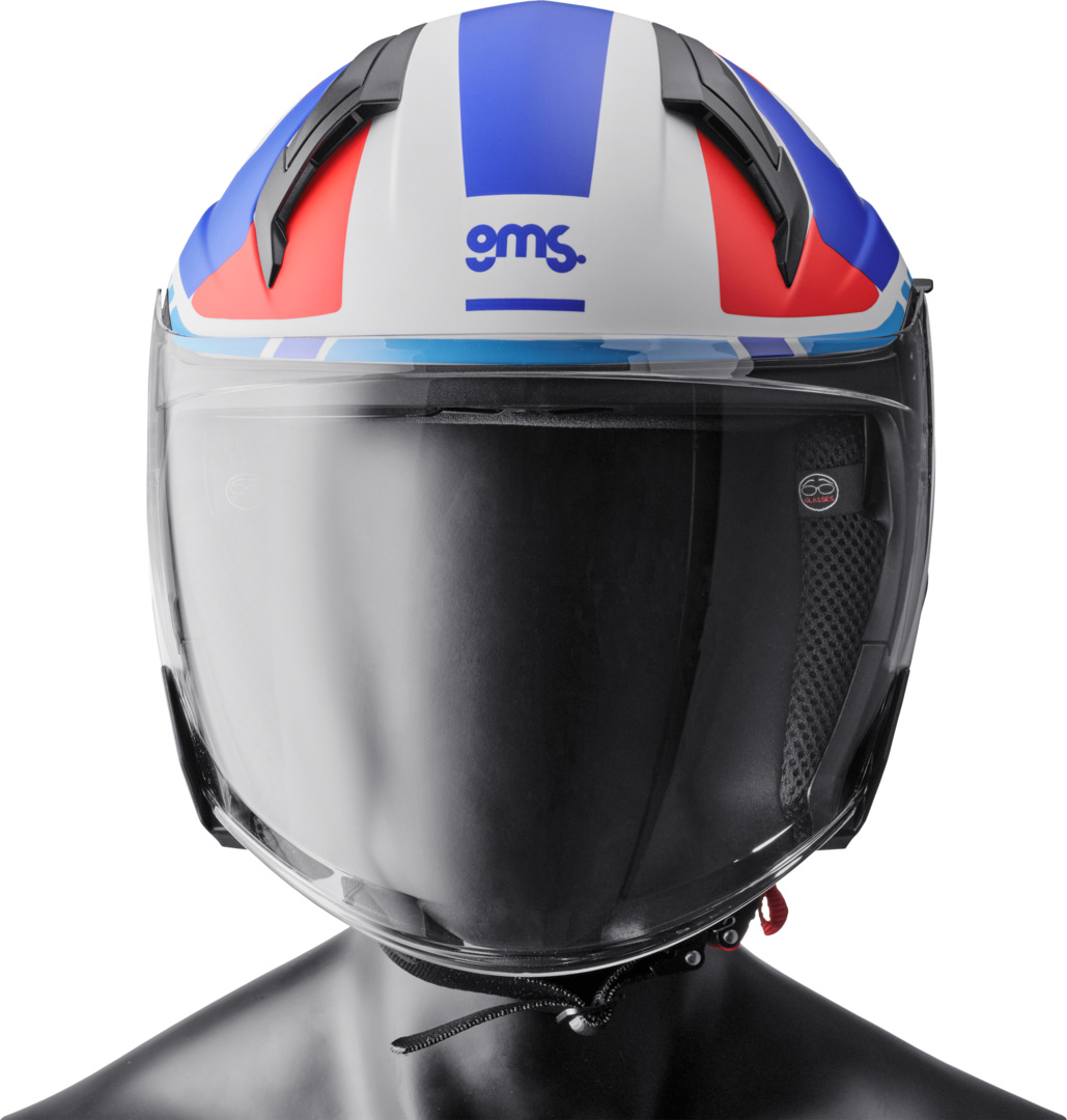 Jet helmet GMS VECTUS ZG11601 black matt - petrol - red 2XL