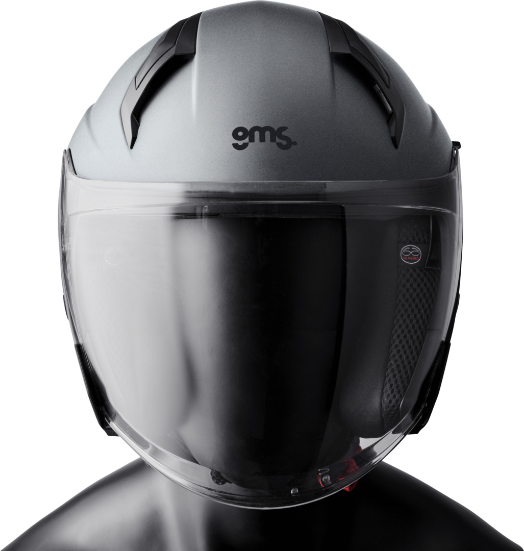 Jet helmet GMS VECTUS ZG11601 matt titanium XS