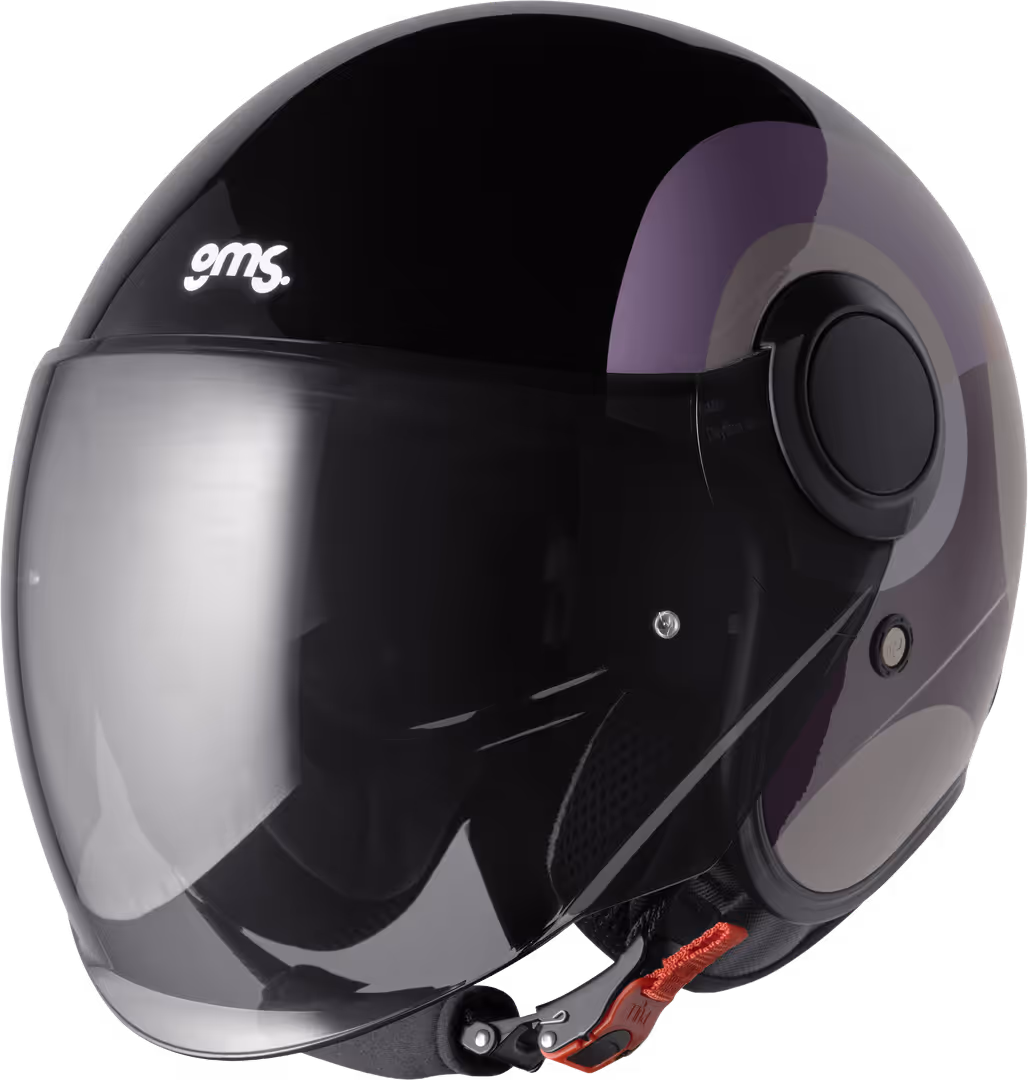 Open face helmet GMS ART.CODE.E1 ZG11801 black-purple-pink 2XL