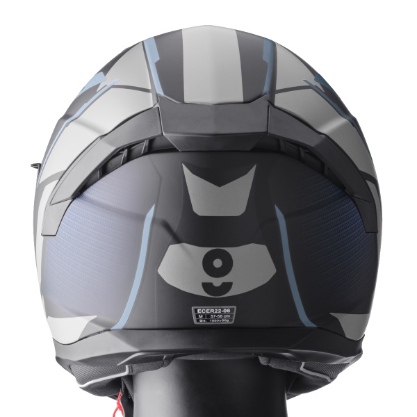 Full face helmet GMS VELOX ZG12601 graphic matt black-grey 2XL