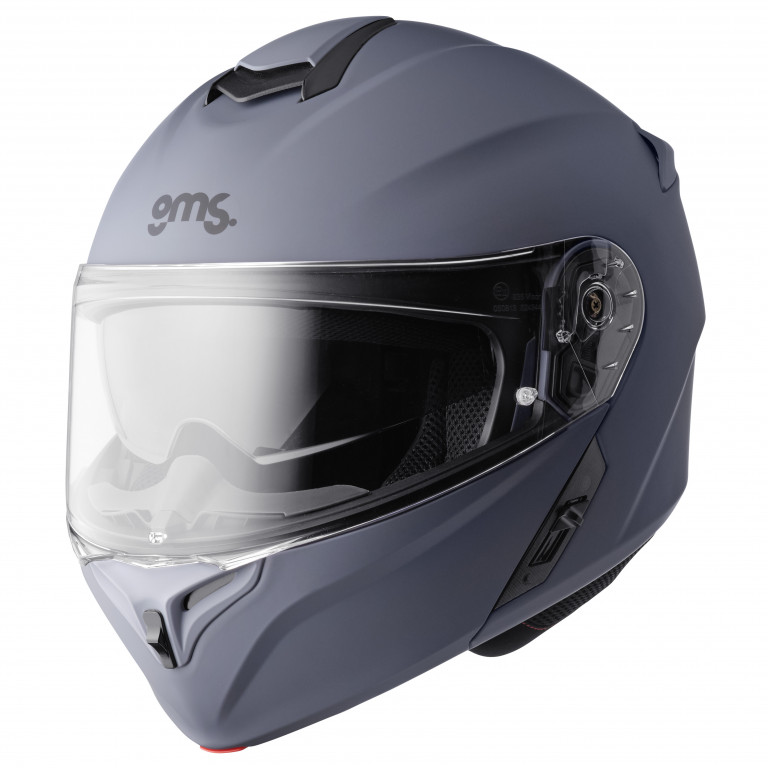 Flip up helmet GMS APERIO ZG13602 matt grey XS
