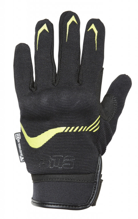 Rukavice GMS JET-CITY KIDS ZG40007 black-yellow fluo S