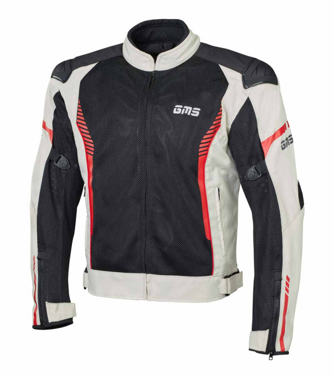 Jacket GMS SAMU MESH ZG51005 beige-red-black 4XL