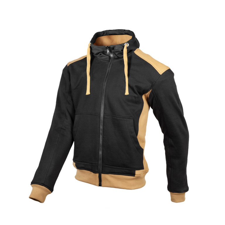 Hoodie GMS GRIZZLY ZG51903 beige-black S