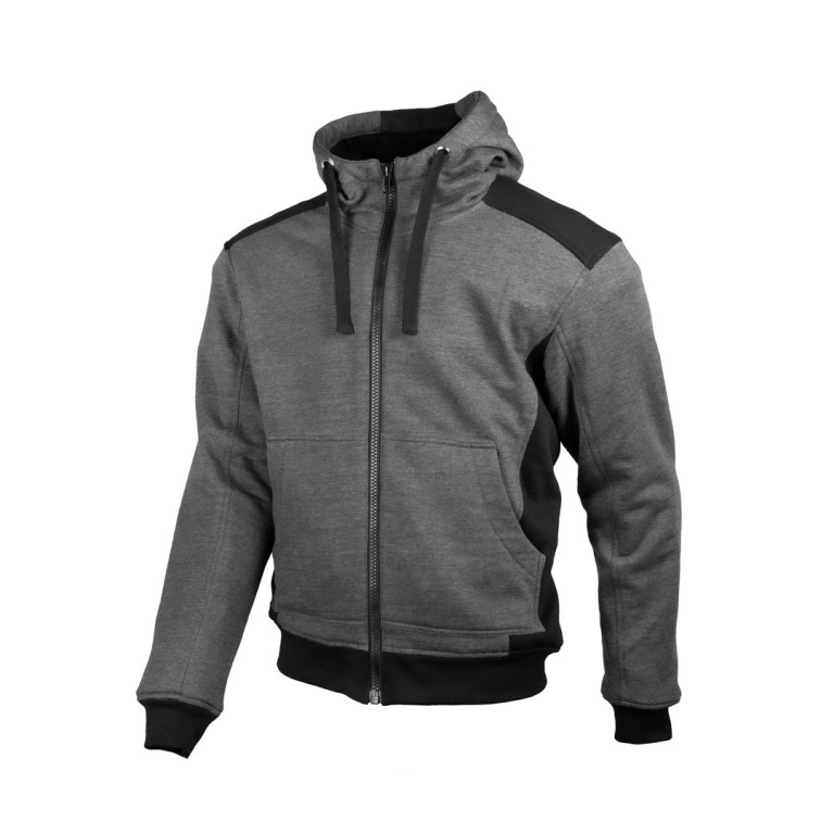Hoodie GMS GRIZZLY ZG51903 grey-black S