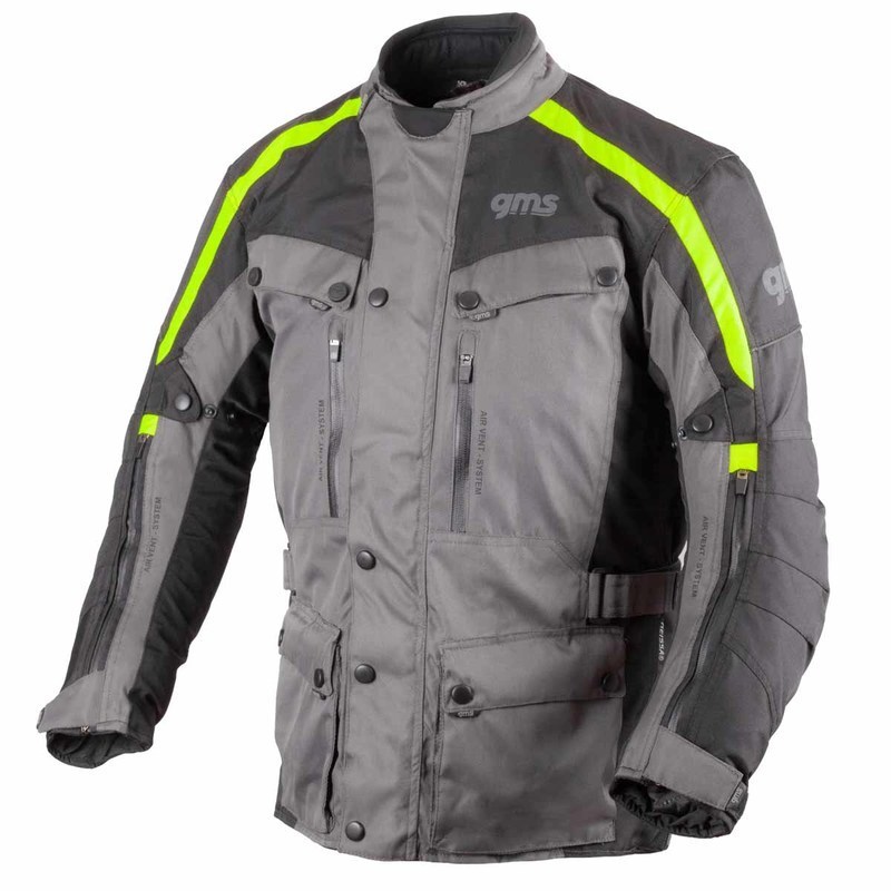 Jacket GMS TEMPER ZG55005 dark grey-yellow fluo L