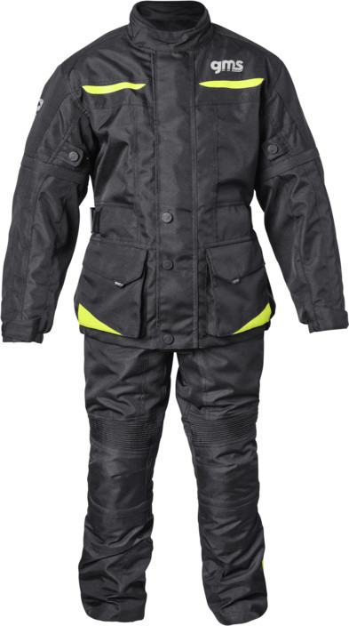 Jacket GMS Gear WP Junior ZG55800 black-fluo yellow 128