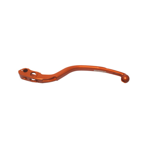 Clutch lever ACCOSSATO LV002 for Accossato (no Ready to Brake) and Brembo radial brake master cylinders - fixed - in Aluminium orange